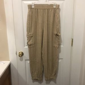 Urban Outfitters Linen Cargo Pants